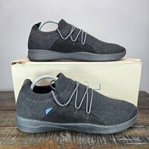 Vessi Cityscape Classic Mens Size 10 Lace Up Waterproof Shoes Sneakers Black